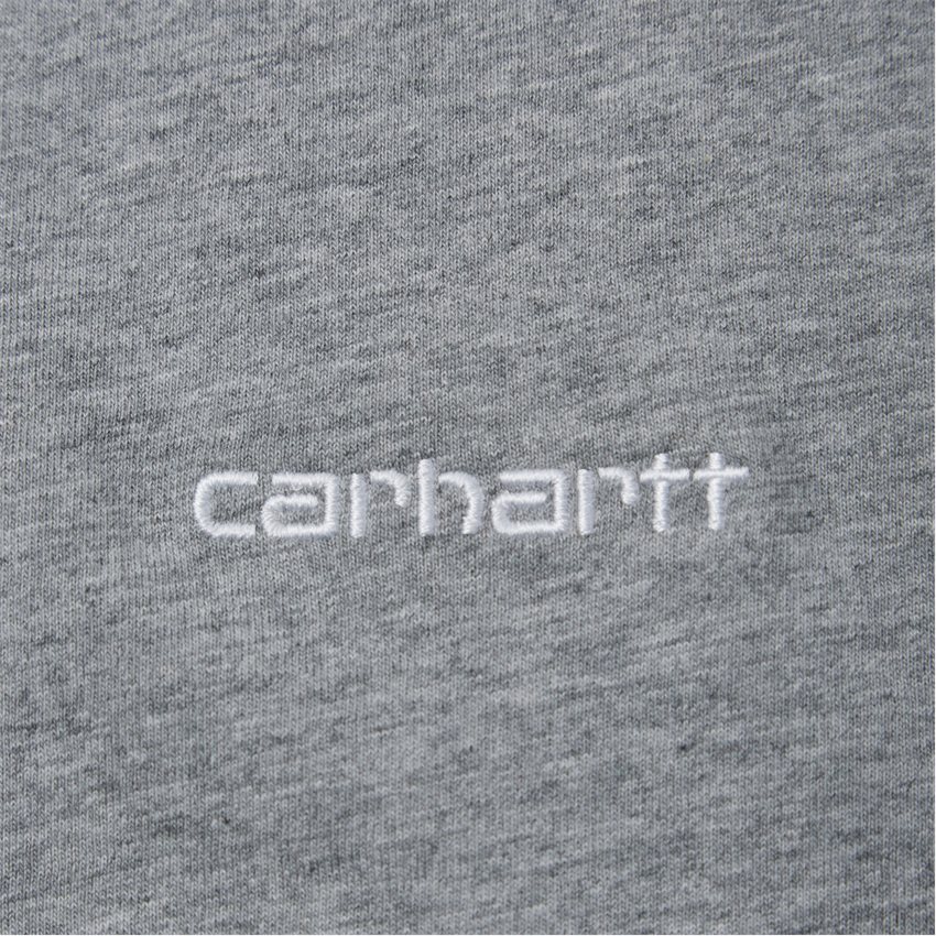 Carhartt WIP T-shirts S/S SCRIPT EMBROIDERY I025778 GREY HTR